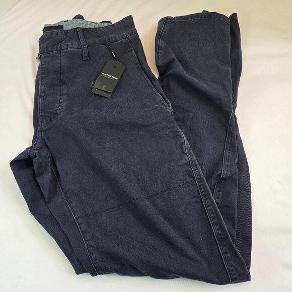 G STAR RAW Correct Men’s RCT Omega 3D Bow Tapered Twill Cinched Pants 31 x 34 - Picture 9 of 10